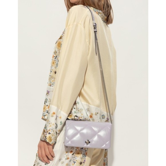 Tory Burch Kira Diamond Quilted Clover Logo Crossbody Bag - NWT - Picture 5 of 5